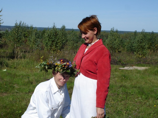 Маша венчает Виталия